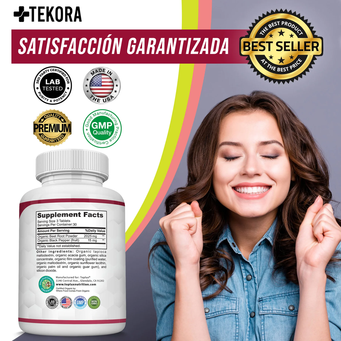 Remolacha Activa® De Máxima Pureza Anti-Edad y Vitalidad