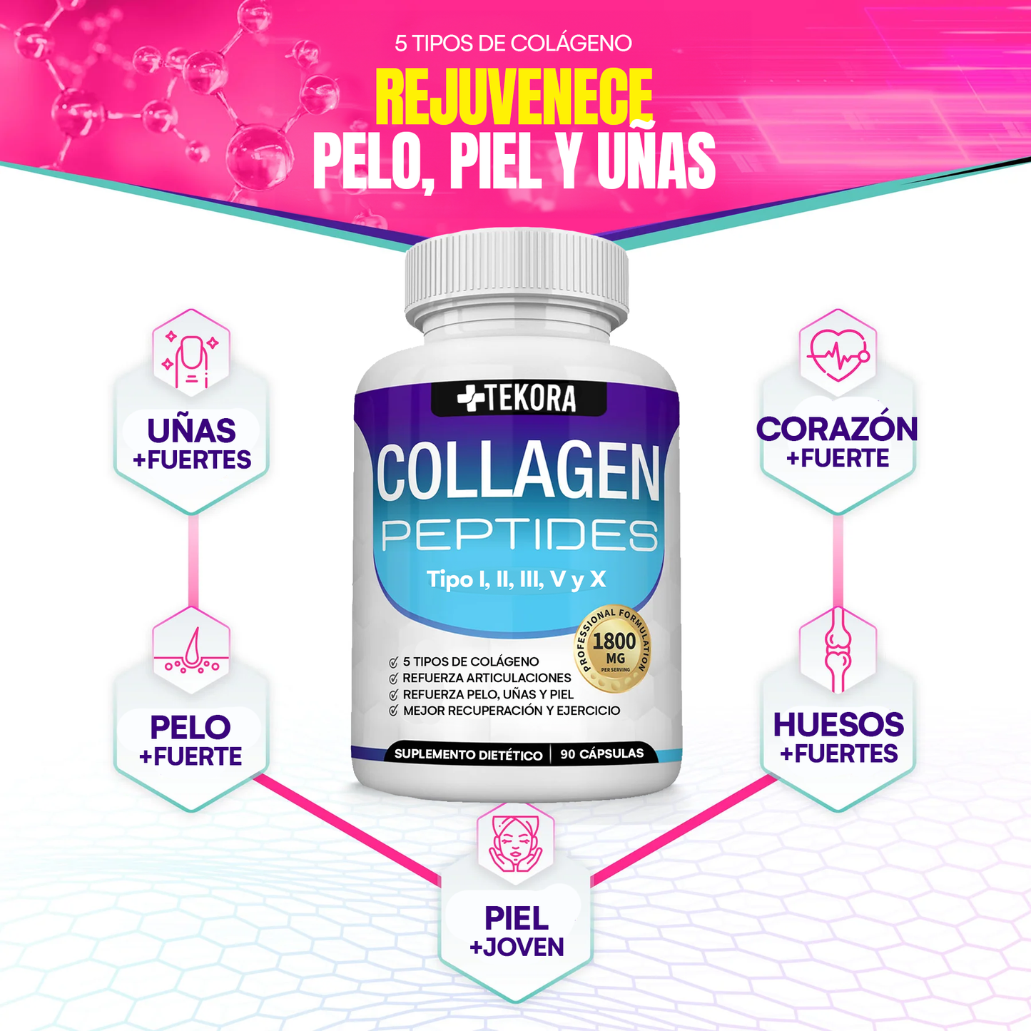 Colágeno 100% Puro Anti-Edad